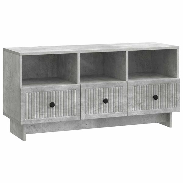 vidaXL Mueble de TV con caj&oacute;n Gris Hormig&oacute;n 102 x 34,5 x 50 cm