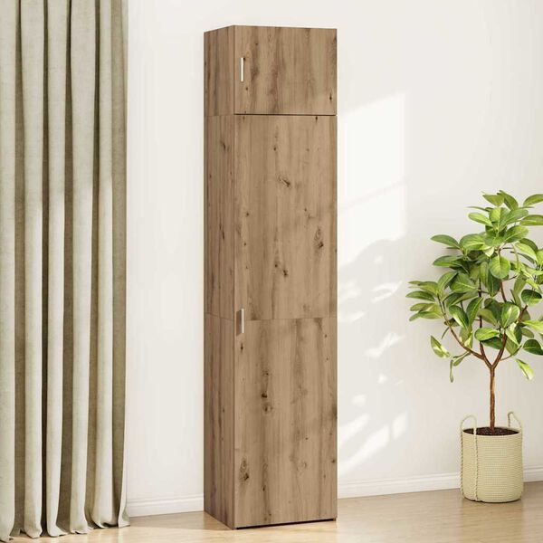 vidaXL Aparador 3 pcs Roble artesanal