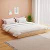 vidaXL Estructura de cama sin colch&oacute;n madera maciza 160x200 cm