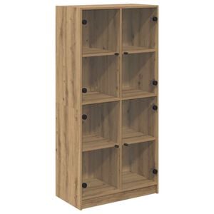 vidaXL Alacena Roble artisan 68 x 37 x 142 cm Madera de ingenier&iacute;a