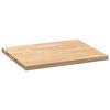 vidaXL Encimera de cocina rectangular madera maciza roble