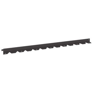 vidaXL Borde de C&eacute;sped 10 uds. 102 x 4 x 4 cm Acero Negro