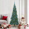 vidaXL &Aacute;rbol de Navidad Artificial de Esquina Verde 180 cm PVC y Metal