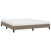 vidaXL Cama sin colchón tela gris taupe 180x200 cm