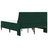 vidaXL Estructura de cama con colch&oacute;n Verde oscuro 120 x 200 cm