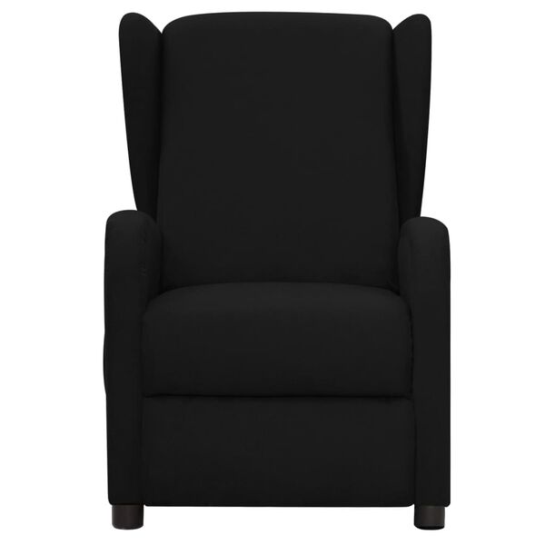 vidaXL Sill&oacute;n de masaje de tela negro