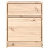 vidaXL Mesitas de noche 2 uds madera maciza de pino 40x31x50 cm