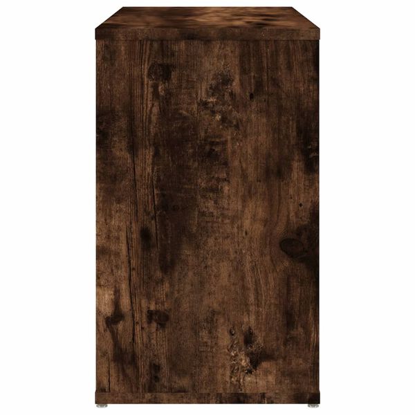 vidaXL Armario auxiliar madera contrachapada roble ahumado 60x30x50 cm