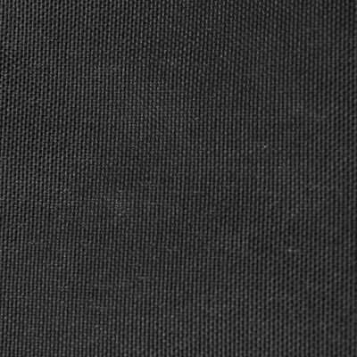 vidaXL Toldo de vela rectangular tela Oxford gris antracita 2x5 m