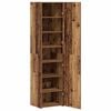 vidaXL Aparador alto Madera vieja 45 x 42,5 x 185 cm