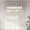 vidaXL Cortinas de gasa con ojales 2 uds crema 140x300 cm