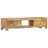 vidaXL Mueble para TV de madera maciza de mango 140x30x32 cm