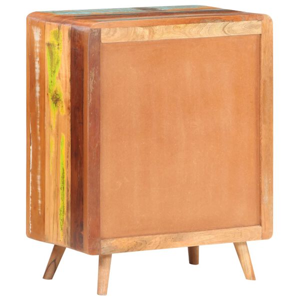 vidaXL Aparador de madera maciza reciclada 60x35x76 cm