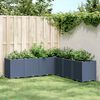 vidaXL Jardinera PP azul gris 160x160x53 cm