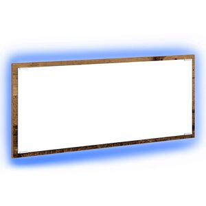 vidaXL Espejo Madera envejecida 90 x 8,5 x 37 cm Madera de ingenier&iacute;a