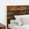 vidaXL Cabecero Roble ahumado 100 cm Madera contrachapada