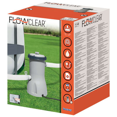 Bestway Bomba de filtro de piscina Flowclear 3028 L/h