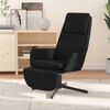 vidaXL Sill&oacute;n de relax con reposapi&eacute;s terciopelo negro