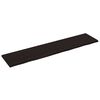 vidaXL Encimera de ba&ntilde;o madera tratada marr&oacute;n oscuro 220x50x(2-4) cm