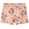 Pijama infantil de manga corta naranja claro 104