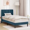 vidaXL Estructura de cama con cabecera Azul 80 x 200 cm Terciopelo