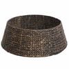 vidaXL Collar para &aacute;rbol de Navidad Redondo Negro Di&aacute;m. 60 x 22 cm