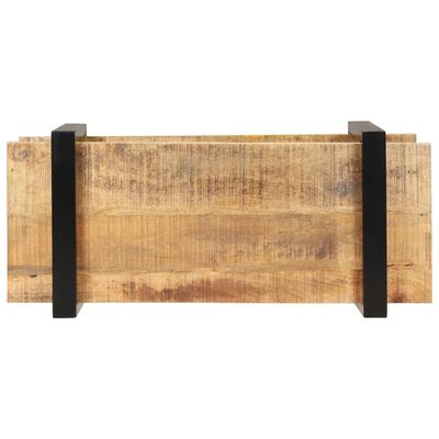 vidaXL Mueble para TV de madera maciza de mango rugosa 90x40x40 cm