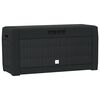 vidaXL Caja almacenaje de jard&iacute;n polipropileno antracita 119x48x60 cm
