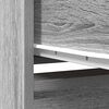 vidaXL Armario con caj&oacute;n gris Sonoma 55,5x34x119,5 cm