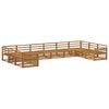 vidaXL Juegos de sof&aacute;s 10 uds. Madera de Acacia S&oacute;lida