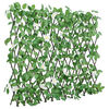 vidaXL Enrejado valla expansible de hiedra artificial verde 180x60 cm