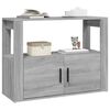 vidaXL Aparador de madera contrachapada gris Sonoma 80x30x60 cm