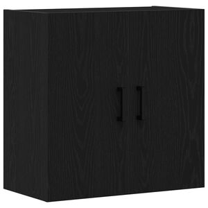 vidaXL Mueble de pared Montaje en la pared Roble Negro 60 x 31 x 60 cm