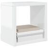 vidaXL Estantes cubo de pared 6 unidades blanco brillo 22x15x22 cm