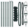 vidaXL Poste de Valla Verde 10 x 0,6 m (malla de 40 x 40 mm)