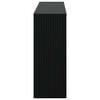 vidaXL Mesa Consola Rayado Negro 155 x 29 x 74 cm Madera de ingenier&iacute;a