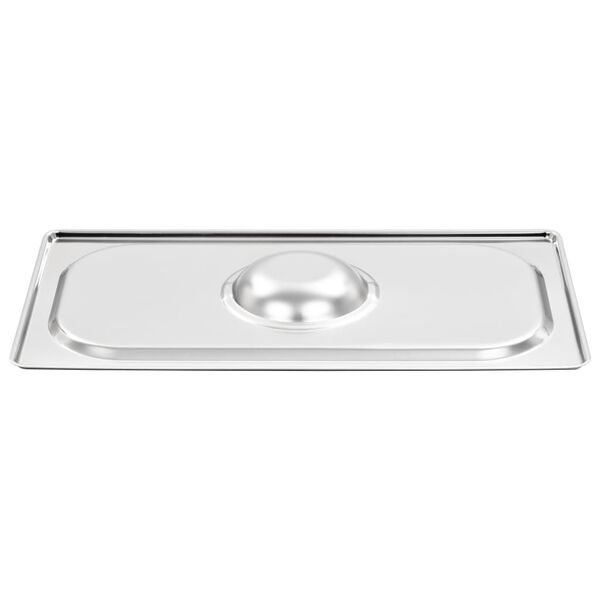Tapas para bandejas Gastronorm 1/3 acero inoxidable 4 unidades