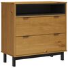 vidaXL C&oacute;moda FLAM madera maciza de pino 80x40x80 cm