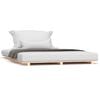 vidaXL Estructura de cama madera maciza de pino 150x200 cm