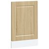 vidaXL Panel para lavavajillas Porto 45x1,5x57 cm roble sonoma