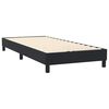 vidaXL Cama box spring con colch&oacute;n terciopelo negro 90x220 cm
