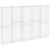 vidaXL Muro de gaviones con cubiertas acero galvanizado 300x30x200 cm