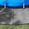 vidaXL Tapiz de suelo piscina geotextil de poli&eacute;ster gris claro &Oslash;500cm
