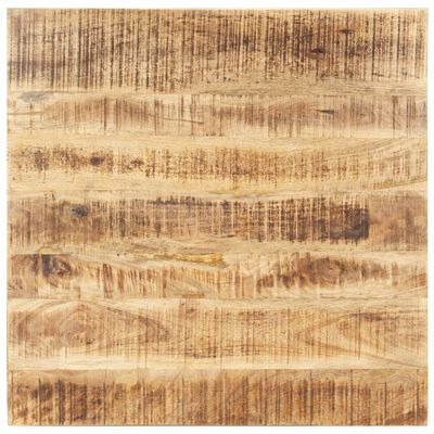vidaXL Superficie de mesa madera maciza de mango 15-16 mm 60x60 cm