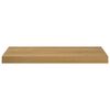 vidaXL Estante de pared con almacenamiento 2 pcs Marr&oacute;n 50 x 23 x 4 cm