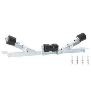 vidaXL Soporte inferior para remolque de barco 90,5 x 12 x 32 cm