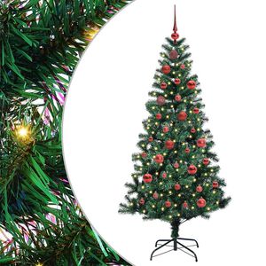 vidaXL &Aacute;rbol de Navidad Artificial Preiluminado Verde 150 cm