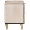 vidaXL Armario de Noche con caj&oacute;n 2 pcs Beige 40 x 33 x 46 cm