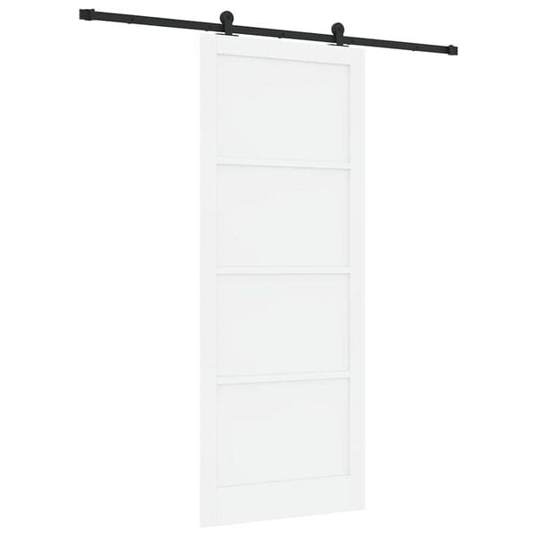 vidaXL Puerta Corredera ORKDAL 93 x 232 cm Madera de pino macizo