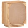 vidaXL Mesita de noche de madera maciza reciclada 40x30x50 cm